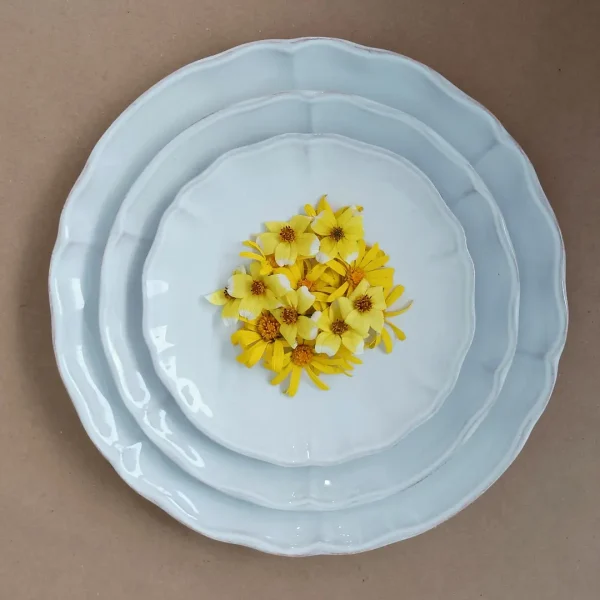 Alentejo Bread Plate, 17 cm by Costa Nova - White - TP172-00201Z - Orpheu Decor