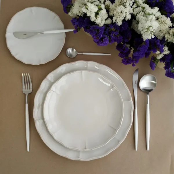 Alentejo Dinner Plate, 27 cm by Costa Nova - White - TP273-00201Z - Orpheu Decor