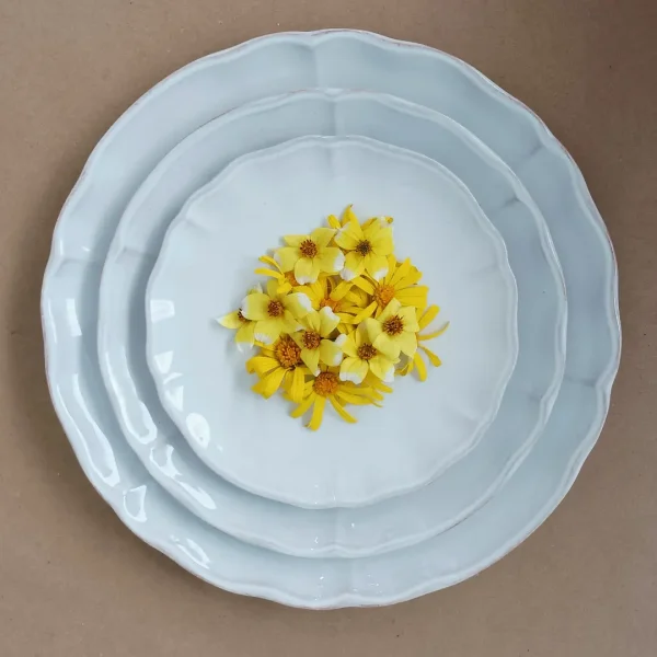 Alentejo Salad/Dessert Plate, 21 cm by Costa Nova - White - TP213-00201Z - Orpheu Decor