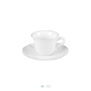 Alentejo Tea Cup & Saucer, 0.22 L by Costa Nova - White