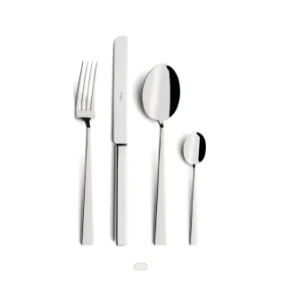 Bauhaus Cutlery Set 24 Pieces by Cutipol - Polished Steel