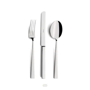 Bauhaus Cutlery Set 3 Pieces by Cutipol - Polished Steel