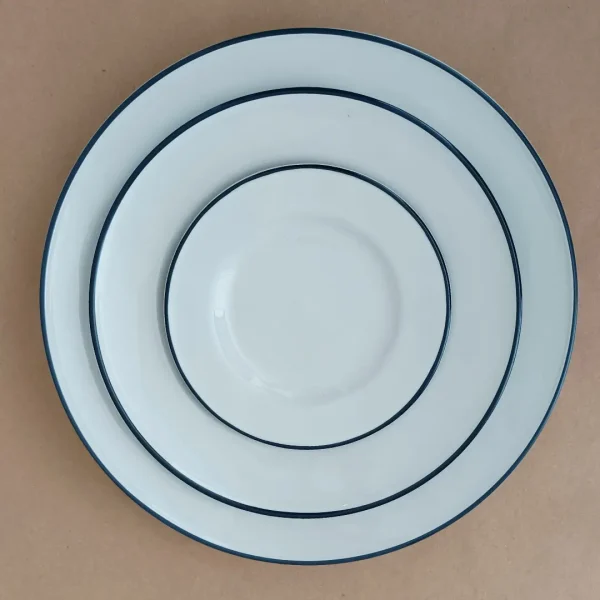 Beja Bread Plate, 15 cm by Costa Nova - White Blue - ATP151-01112G - Orpheu Decor