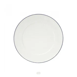 Beja Charger Plate/Platter, 33 cm by Costa Nova - White Blue