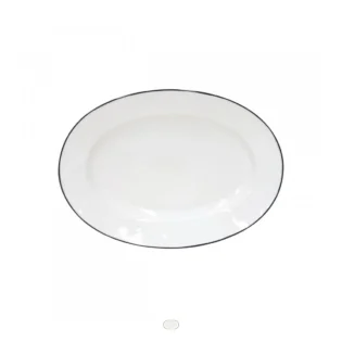 Beja Oval Platter, 30 cm by Costa Nova - White Blue