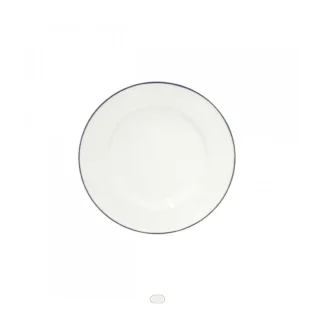 Beja Salad/Dessert Plate, 23 cm by Costa Nova - White Blue