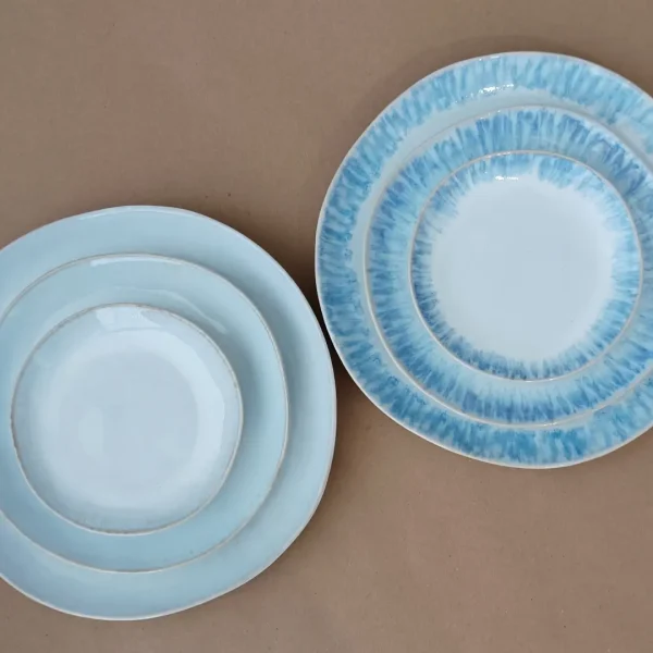 Brisa Bread Plate, 15 cm by Costa Nova - Ria Blue & Salt - Orpheu Decor