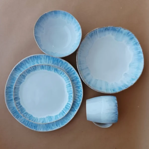Serviço Mesa Brisa, 30 Peças by Costa Nova - Ria Azul - BRDS30P-00918W - Orpheu Decor