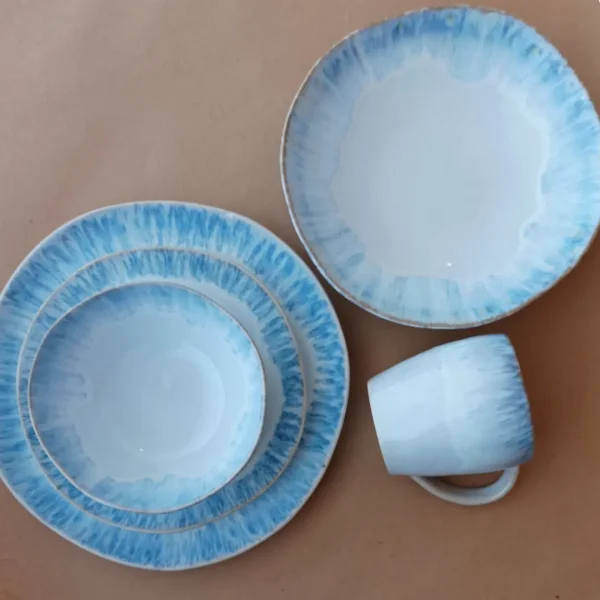 Serviço Mesa Brisa, 30 Peças by Costa Nova - Ria Azul - BRDS30P-00918W - Orpheu Decor