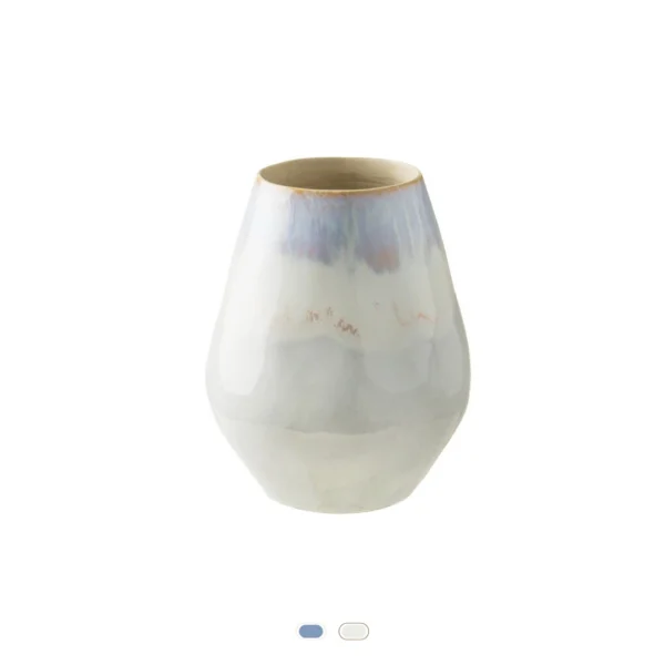 Brisa Oval Vase, 20 cm by Costa Nova - Salt