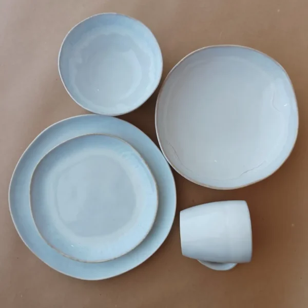 Serviço Mesa Brisa, 5 Peças by Costa Nova - Salt - BRPS5P-00918S - Orpheu Decor