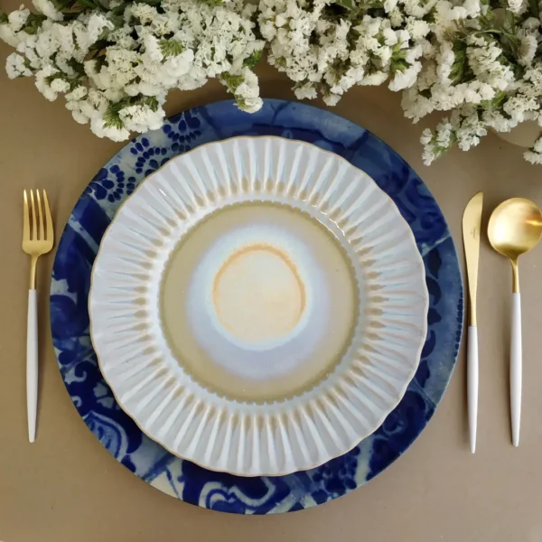 Cristal Dinner Plate, 28 cm by Costa Nova - Nacar - STP281-01117N - Orpheu Decor