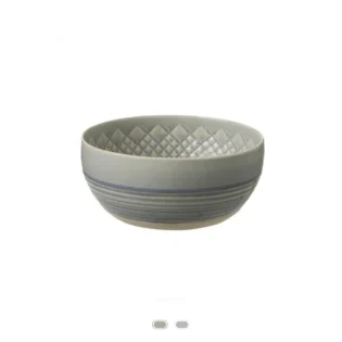 Cristal Serving Bowl, 21 cm by Costa Nova - Grey Craquelée