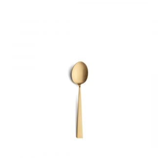 CUTIPOL - Bauhaus Dessert Spoon - Matte Gold
