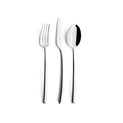 CUTIPOL - Mezzo Cutlery Set, 3 Pieces - Polished Steel