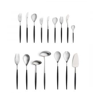 CUTIPOL - Mio Cutlery Set, 115 Pieces - Matte, Black
