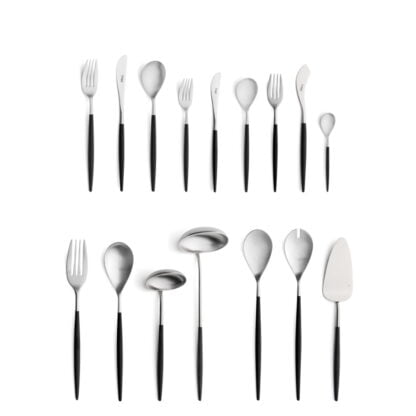 CUTIPOL - Mio Cutlery Set, 115 Pieces - Matte, Black