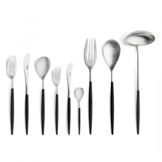 CUTIPOL - Mio Cutlery Set, 75 Pieces - Matte, Black