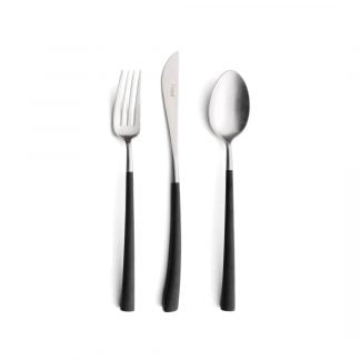 CUTIPOL - Noor Cutlery Set, 3 Pieces - Matte, Black