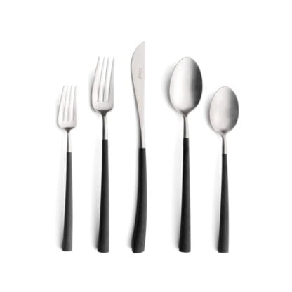 CUTIPOL - Noor Cutlery Set, 5 Pieces - Matte, Black