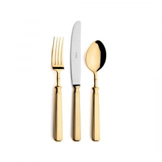 CUTIPOL - Piccadilly Cutlery Set, 3 Pieces - Gold