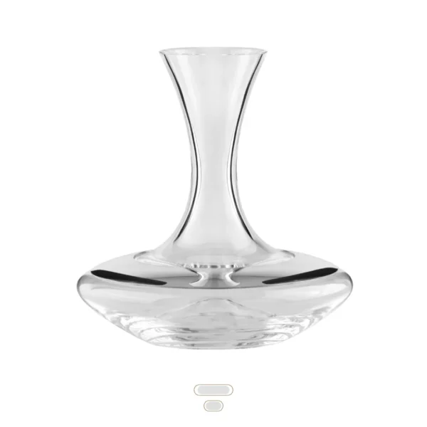 Decanter Martha, 1.5 L by Topázio - Polished Steel, Silver Plated