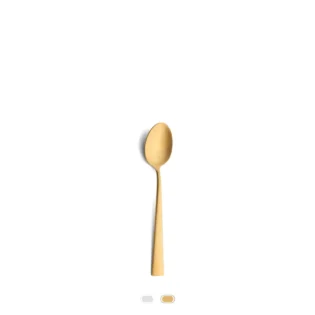 Duna Dessert Spoon by Cutipol - Matte Gold