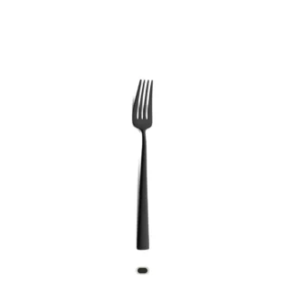 Duna Dinner Fork by Cutipol - Matte Black - Matte Black