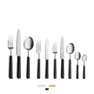 Ebony Cutlery Set, 60 Pieces by Cutipol