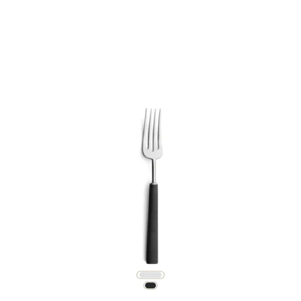 Ebony Fish Fork by Cutipol - Matte, Black