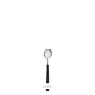 Ebony Sugar Spoon by Cutipol - Matte, Black