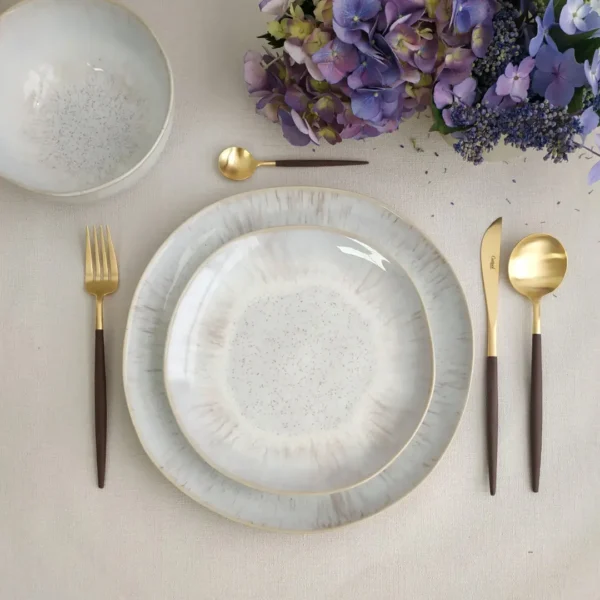 Eivissa Dinnerware Set, 30 Pieces by Casafina - Sand Beige - EIDS30P-SND - Orpheu Decor