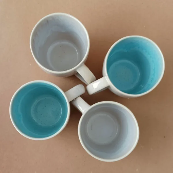 Eivissa Mug, 0.44 L by Casafina - Sand Beige & Sea Blue - Orpheu Decor