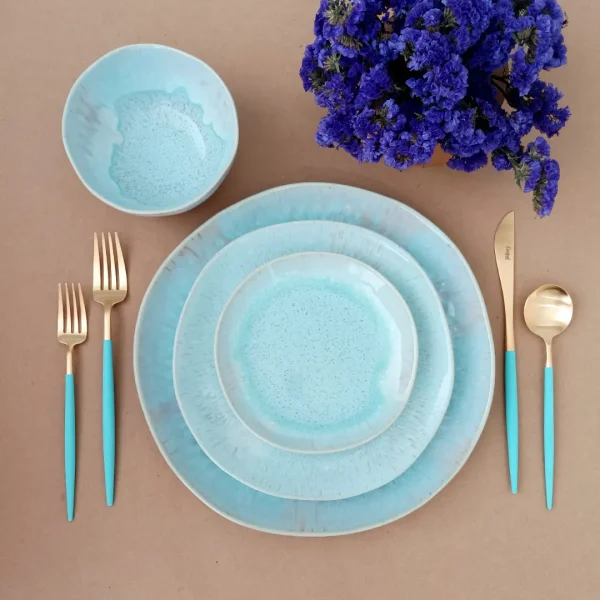 Eivissa Salad/Dessert Plate, 22 cm by Casafina - Sea Blue - LNP221-SEA - Orpheu Decor