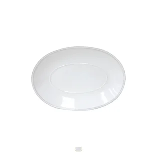 Friso Oval Platter, 30 cm by Costa Nova - White