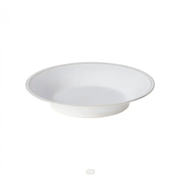 Friso Soup/Pasta Plate, 26 cm by Costa Nova - White