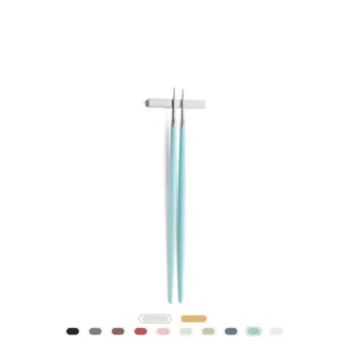Set de baguettes Goa (3 pièces) by Cutipol - Brossée, Turquoise