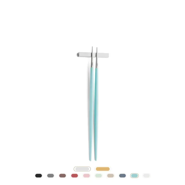Set de baguettes Goa (3 pièces) by Cutipol - Brossée, Turquoise