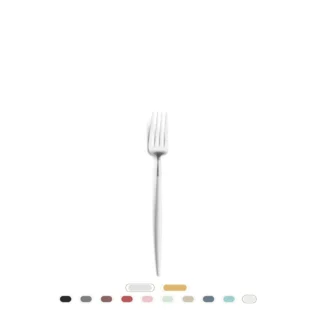 Goa Dessert Fork by Cutipol - Matte, White