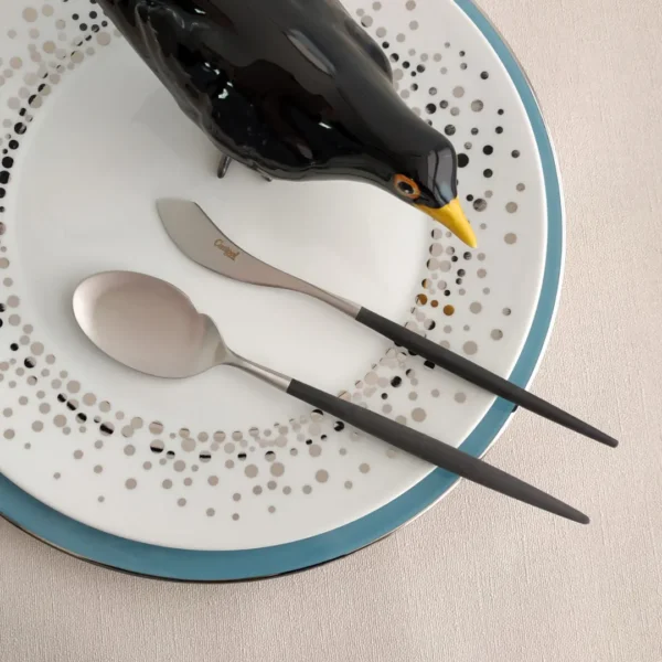 Goa Fish Knife by Cutipol - Matte, Black - GO.09 - Orpheu Decor