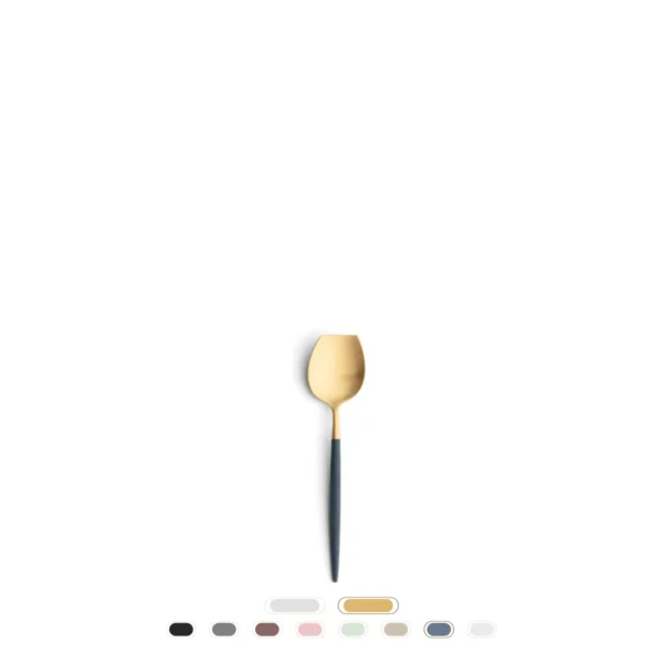 Goa Sugar Spoon by Cutipol - Matte Gold, Blue