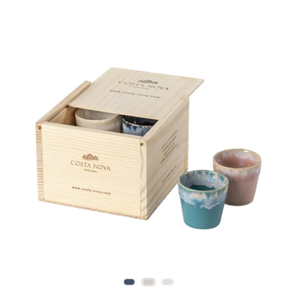 Grespresso Gift Box, 8 Espresso Cups by Costa Nova - Multicolor