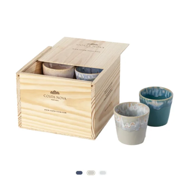 Grespresso Gift Box, 8 Lungo Cups by Costa Nova - Multicolor
