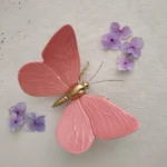Espoir Dans la Vie des Papillons, 23 cm by Laboratório D’Estórias - Rose - V.LE043RN - Orpheu Decor