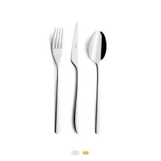Cubertería Icon, 3 Piezas by Cutipol - Polished Steel