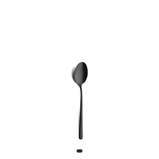 Icon Dessert Spoon by Cutipol - Matte Black - Matte Black