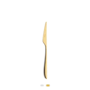 Icon Dinner Knife by Cutipol - Gold