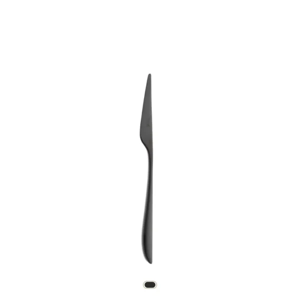 Couteau de Table Icon by Cutipol - Noir Brossé - Noir Brossé