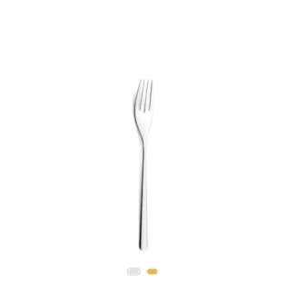 Icon Fish Fork by Cutipol - Polished Steel