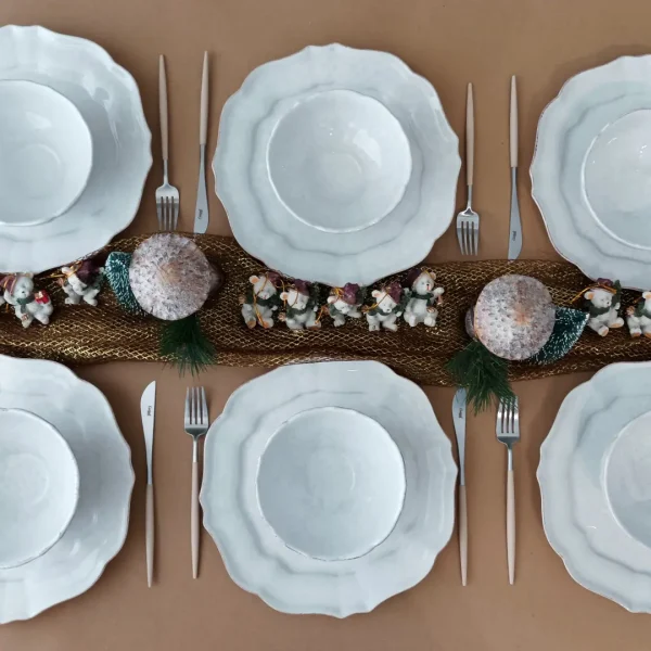 Impressions Dinner Plate, 29 cm by Casafina - White - IM501-WHI - Orpheu Decor
